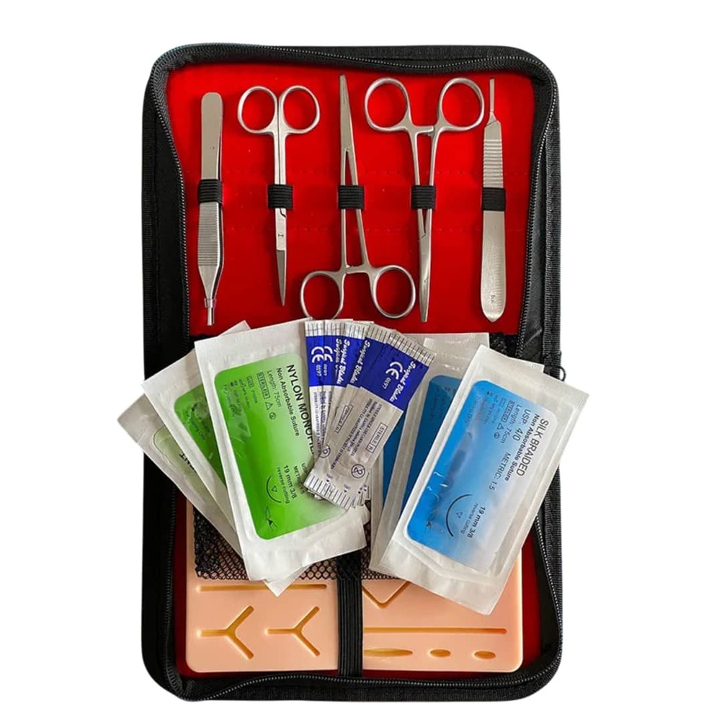 Kit complet de pratique de suture étudiant