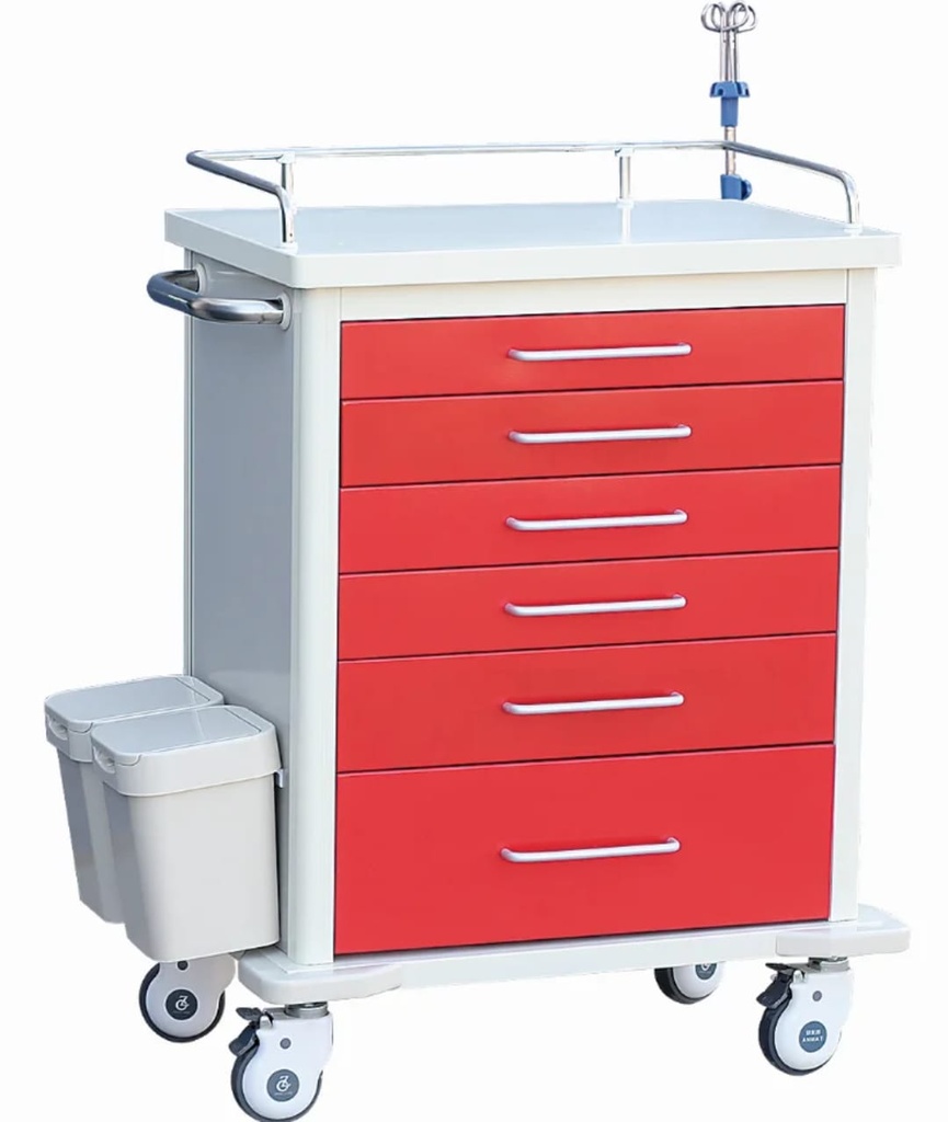 Chariot médical d'urgence