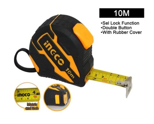 INGCO RUBAN À Mètre EN ACIER 10M x 25MM - HSMT081025