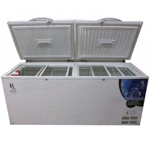 Congélateur Coffre Roch RCF-700 - Modèle Couché 470 Litres Deux Portes