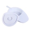 Bassin de lit en plastique avec couvercle