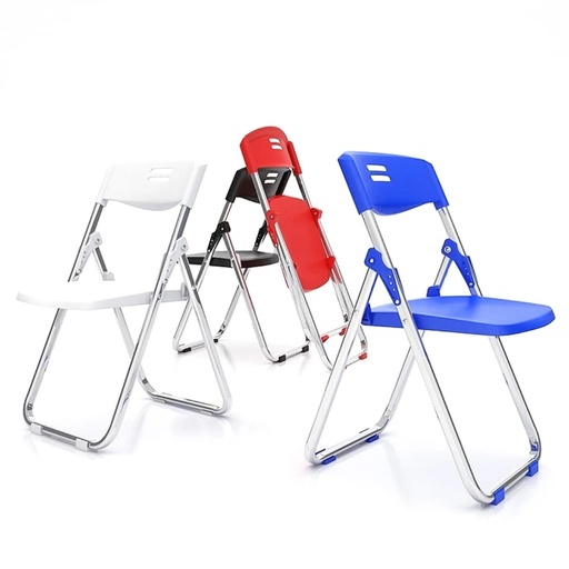 Chaise pliante en acier